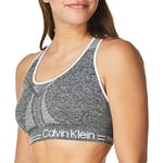 Calvin Klein womensMedium Impact Reversible Sports Bra Sports Bra - Gray - XS