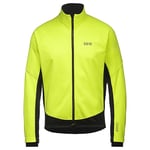 GORE WEAR Men's Thermal Cycling Jacket, C3, GORE-TEX INFINIUM, Neon Yellow/Black, XXXL