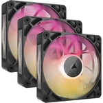 Corsair iCUE LINK RX120 RGB MAX Vifte 3pk (sort) 120mm  400 - 2000RPM ±10%  10 - 29.5 dBA