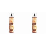 SKIL - Brume Parfumée Paillettée Femme Golden Kiss - Collection Toxic Love - Parfum Fleur de Tiaré Coco - Flacon Vaporisateur 250 ml - Fabriqué en France à Grasse (Lot de 2)