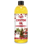 100% Pure Organic Castor Oil for Eyelashes Eyebrows Hair Growth 100ml Christmas