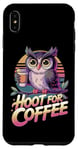 iPhone XS Max Funny Hoot For Coffee Owl Lovers Case