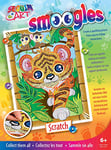 Mammut Spiel & Geschenk 8321815 Kit complet de peinture à paillettes avec cadre en polystyrène Motif animaux tigres Instructions (français non garanti) Kit de bricolage pour enfants à partir de 6 ans Multicolore