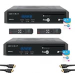 Récepteur TV Satellite HD - SERVIMAT - SIRIUS HD - 2x Récepteurs + Carte FRANSAT + Câble HDMI 3