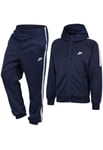 Nike Mens Tribute Hooded Tracksuit in Navy - Size Large