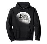 Buffy The Vampire Slayer Distressed Full Moon Title Logo Pullover Hoodie