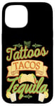 iPhone 15 Tattoos Tacos Tequila Tex-Mex Tattooer Case