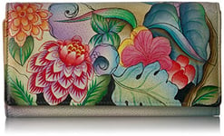 Anna by Anuschka Women's 1860186018601860-wmg1860 年1860186018601860 Wallet, Whimsical Garden, One Size