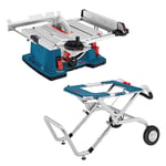 BOSCH MACHINES Scie sur Table GTS 10 XC Professional Ø 254mm 2100W + Support de travail GTA 60 W