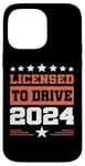 iPhone 14 Pro Max New Driver Licensed To Drive 2024 Boys Girls License Driver Case