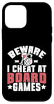 Coque pour iPhone 12 mini Beware i cheat on Board Games Night