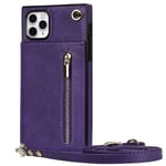 Zipper halskjede deksel Apple iPhone 11 Pro Max - Lilla