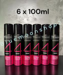 6 x Tresemme 24-Hour Frizz Control Extra Hold  Hairspray 100ml - Travel Size