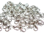 Lås till Halsband/Armband/Fotband - Silverpläterade 20-Pack