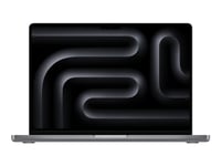 Apple Macbook Pro - M3 - M3 10-Core Gpu - 8 Gb Ram - 512 Gb Ssd - 14.2" 3024 X 1964 @ 120 Hz - Wi-Fi 6E, Bluetooth - Romgrå - Kbd: Russisk