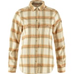 Fjällräven Fjällräven Övik Heavy Flannel Shirt W - Chalk White-dune Beige - Dam - M- Naturkompaniet