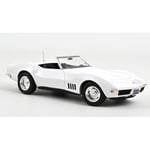 CHEVROLET CORVETTE CONVERTIBLE 1969 CAN AM WHITE 1:18 Norev Auto Stradali