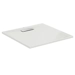 Ideal Standard Receveur de Douche Ultra Flat New Carré 80 x 80 cm Ultra-plat Hauteur 2,5 cm Acrylique Blanc Brillant T446601