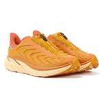 Hoka One One Unisex Project Clifton Desert Sun / Burnt Ochre Trainers - Orange material_Synthetic - Size UK 6.5