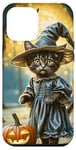 Coque pour iPhone 15 Plus Midnight Meowgic : Witchy Whiskers