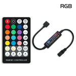 Contrôleur de bande lumineuse LED,télécommande sans fil RF,14/17/21/28 touches,pour DC5-24V pièces,couleur unique/CCT/RGB/RGBW/RGB + CCT - Type RGB