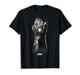 Marvel Avengers Endgame Infinity Stone Gauntlet Grey Scale T-Shirt