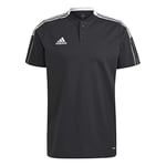 Adidas GM7367 TIRO21 Polo Polo Shirt Mens Black 2XLT