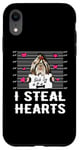 Coque pour iPhone XR Shih Tzu I Steal Hearts Valentine Dog Funny Valentines Day