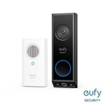 eufy 2K Video Doorbell E340 8GB Local Storage with Chime Battery No Monthly Fees