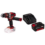 Einhell Perceuse Visseuse à percussion sans fil TE-CD 18/48 Li-i-Solo Power X-Change (Li-ion, 18V, Couple 48 Nm) avec Chargeur et Batterie 4,0Ah