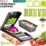 16 in 1 Vegetable Chopper Fruit Salad Mandolin Slicer Food Dicer Cutter Peeler