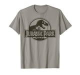 Jurassic Park Classic Logo Black T-Rex T-Shirt