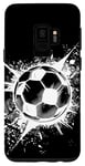 Galaxy S9 Soccer Ball Splash Football Pitch Case