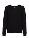 Viril O-Neck L/S Knit Top - Noos Tops Knitwear Jumpers Black Vila