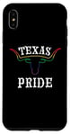 Coque pour iPhone XS Max Drapeau arc-en-ciel pour le mois de la Gay Pride du Texas