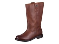 CA'SHOTT A/S Femme 61301495 Casfreja Boot Warm Lining Pull Up Cuir Botte mi-Mollet, Cognac, 42 EU