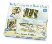 Were Going on a Bear Hunt Puzzle for kids 7+ Paul Lamond 4-in-1 puzzle