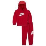 NIKE Unisex Baby Club Fleece TRACK_SUIT, Red/White, 18 Months EU