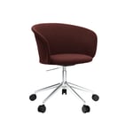 HEM - Kendo Swivel Chair 5-star Castors - Conker/Polished - Skrivbordsstolar