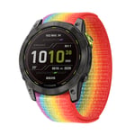 26 mm 22 mm officiell nylon för Garmin Enduro 2/Fenix 6X 6 Pro 5X 5 Plus 7X 7/Epix Gen 2 Ultralätt Smart Watch Band Armband G 26mm Fenix 7X-3HR