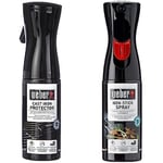 Weber Spray Protecteur pour Fonte - Spray Protection pour Barbecue - Conçu Grilles de Cuisson et Accessoires en Fonte - 200ml & Spray Nettoyant Anti-Adhérent - Spray Nettoyant pour Barbecue - 200ml