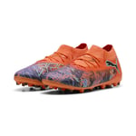 PUMA Future 8 Match Mg Creativity - Orange Poppy/dark Amethyst/electric Peppermint/svart Limited Edition, storlek 44½