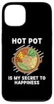 Coque pour iPhone 13 Les plats chauds sont mon secret du bonheur pour les amateurs de hot pot