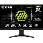 MSI MAG 256F Écran Gaming 24,5 Pouces FHD - Dalle Rapid IPS 1920 x 1080, 180 Hz / 1ms GtG, gamut sRGB 127%, Design sans Cadre, HDR Ready - DisplayPort 1.2a,HDMI™ CEC