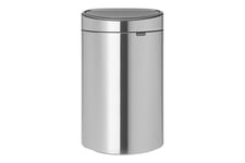 Brabantia Touch Bin - skraldespand - 33 L - rustfrit stål, plastik - mat stål