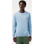 Sweat-shirt Lacoste  Pull  bleu clair en coton bio