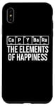 iPhone XS Max Capybara The Elements Of Happiness Periodic Table Funny Case