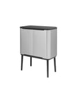 brabantia Bo Touch Bin - rubbish bin - 34 L - matt steel