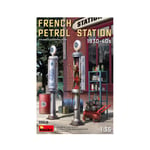 FRENCH PETROL STATION 1930-40S KIT 1:35 Miniart Kit Diorami Modellino