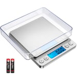 Criacr Digital Pocket Scales, 500g/ 0.01g High-precision Kitchen Food Scales,